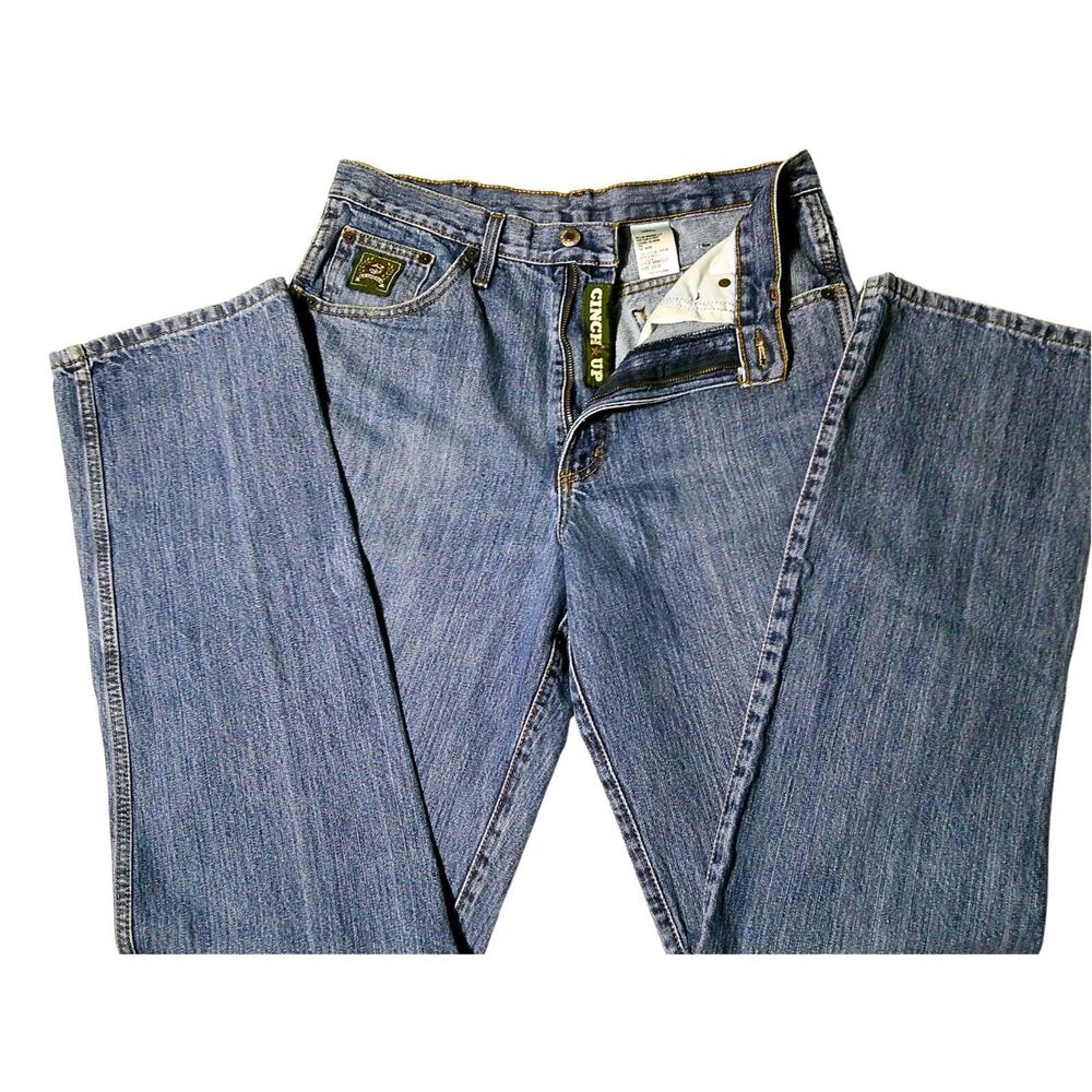 Cinch Green Label Relaxed Fit Western Cowboy Denim Jeans Mens 32x36 MB90530002